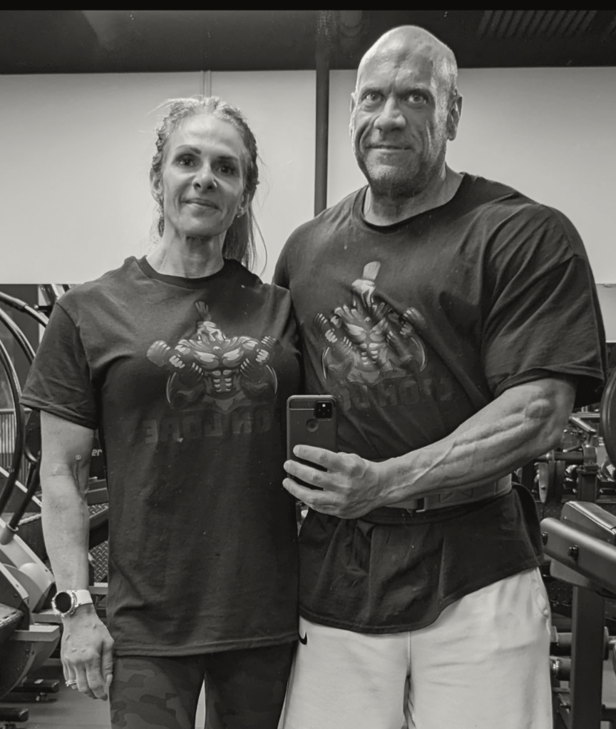 Iron Lore Gym owners training alongside members